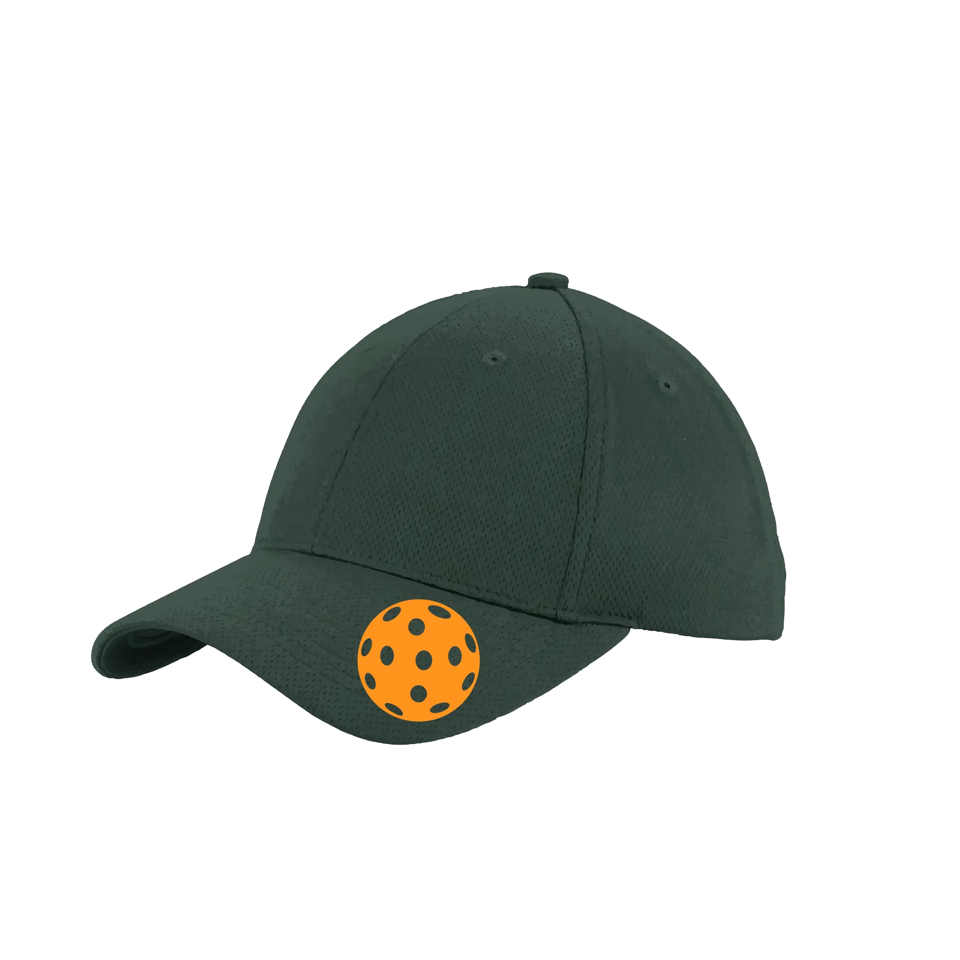 Orange Pickleball (Customizable) | Pickleball Hat | Moisture-Wicking 100% Polyester