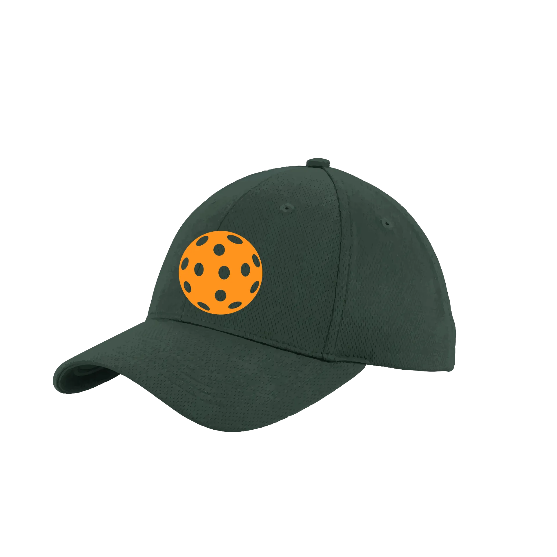 Orange Pickleball (Customizable) | Pickleball Hat | Moisture-Wicking 100% Polyester