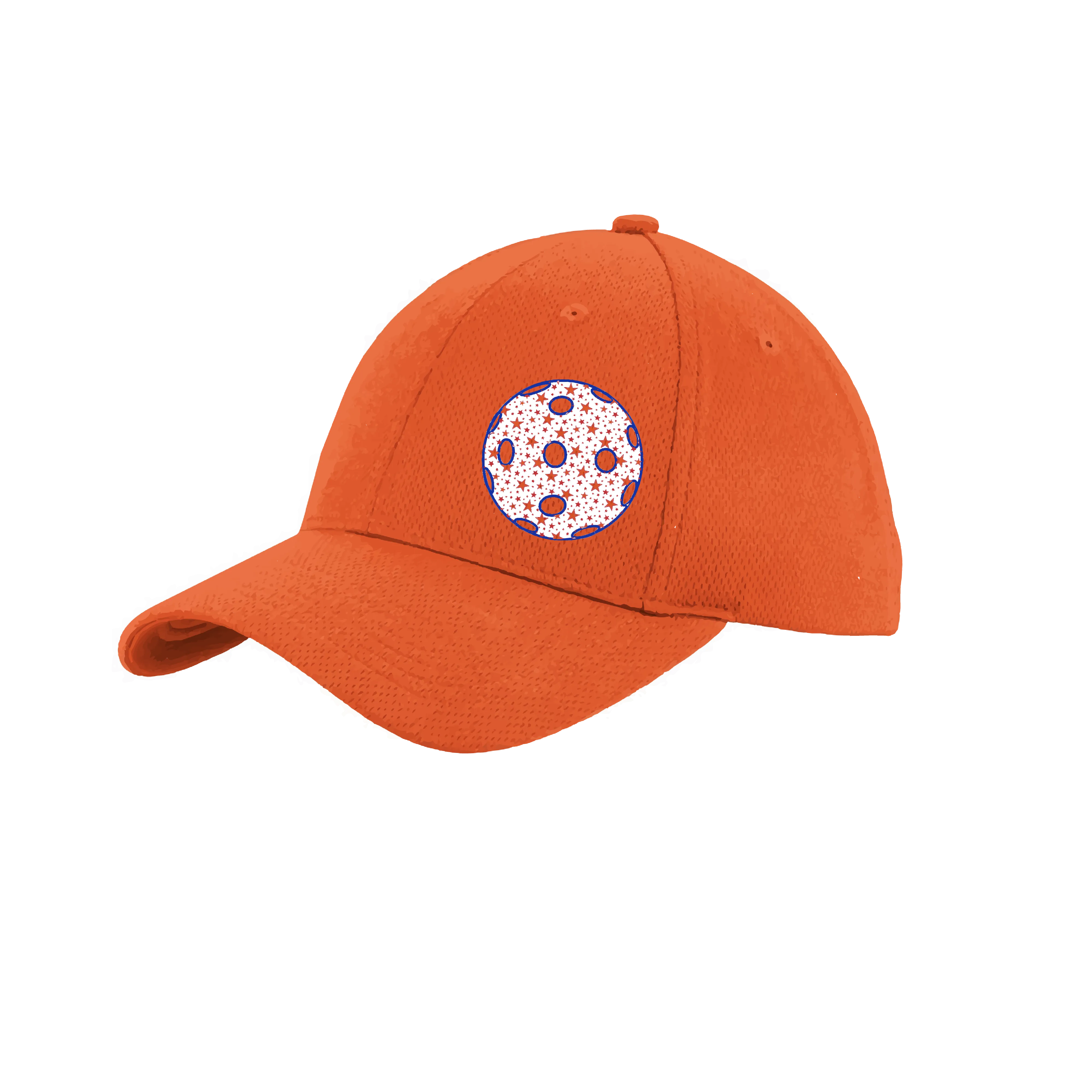 Patriotic Star Pickleball (Customizable) | Pickleball Hat | Moisture-Wicking 100% Polyester