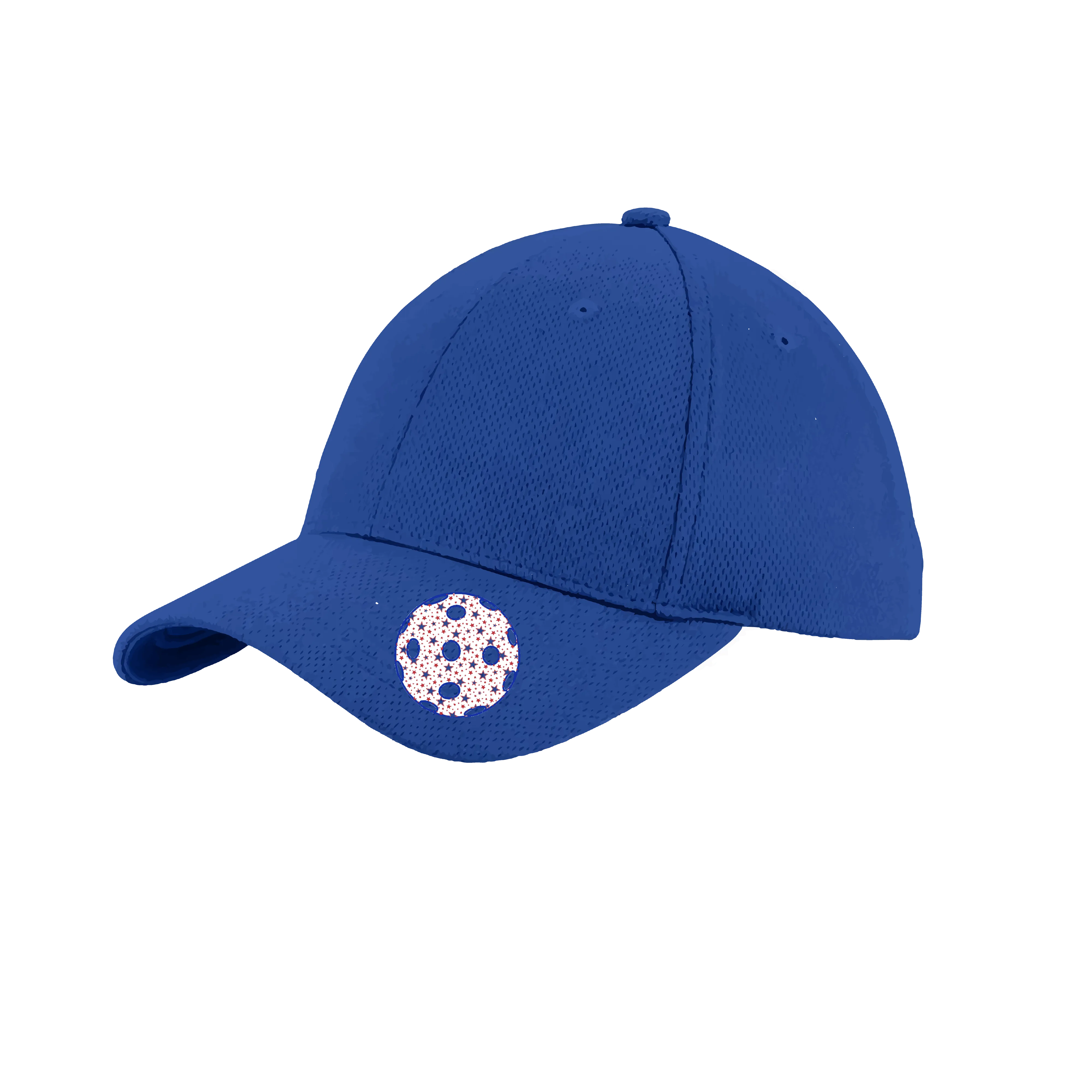 Patriotic Star Pickleball (Customizable) | Pickleball Hat | Moisture-Wicking 100% Polyester