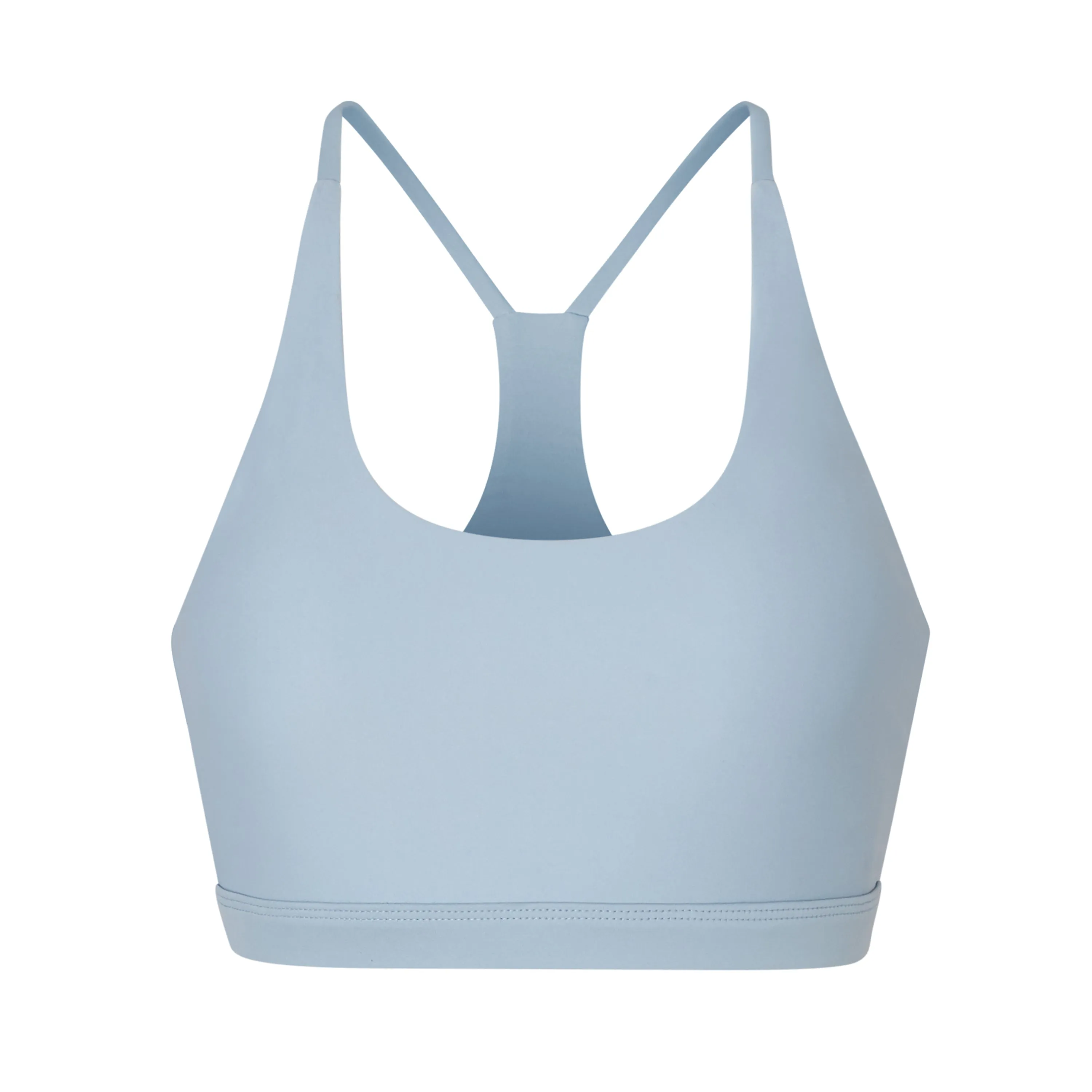 Pia Racerback Sports Bra | Recycled Polyester | Crystal