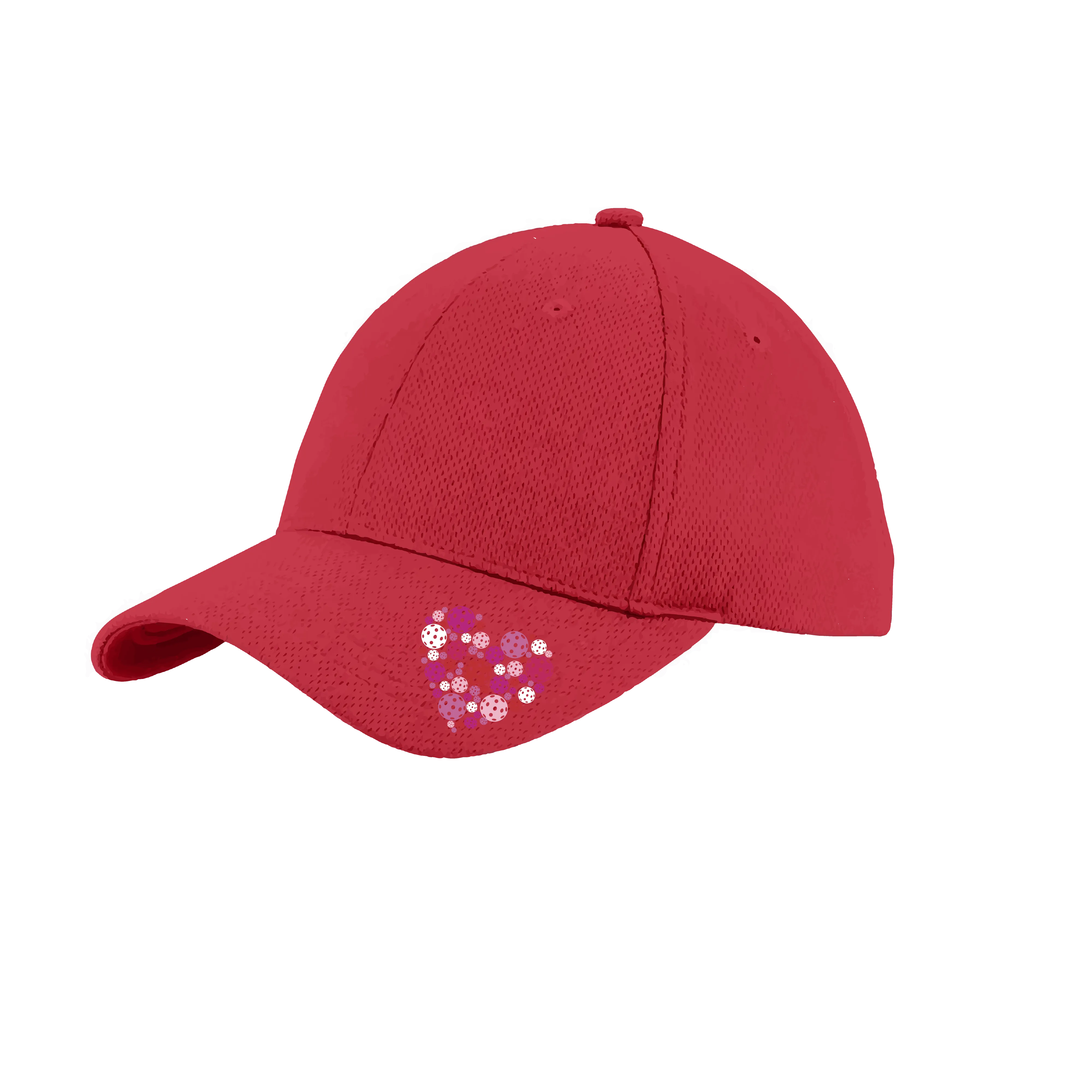 Pickleball Heart (Customizable) | Pickleball Hat | Moisture-Wicking 100% Polyester