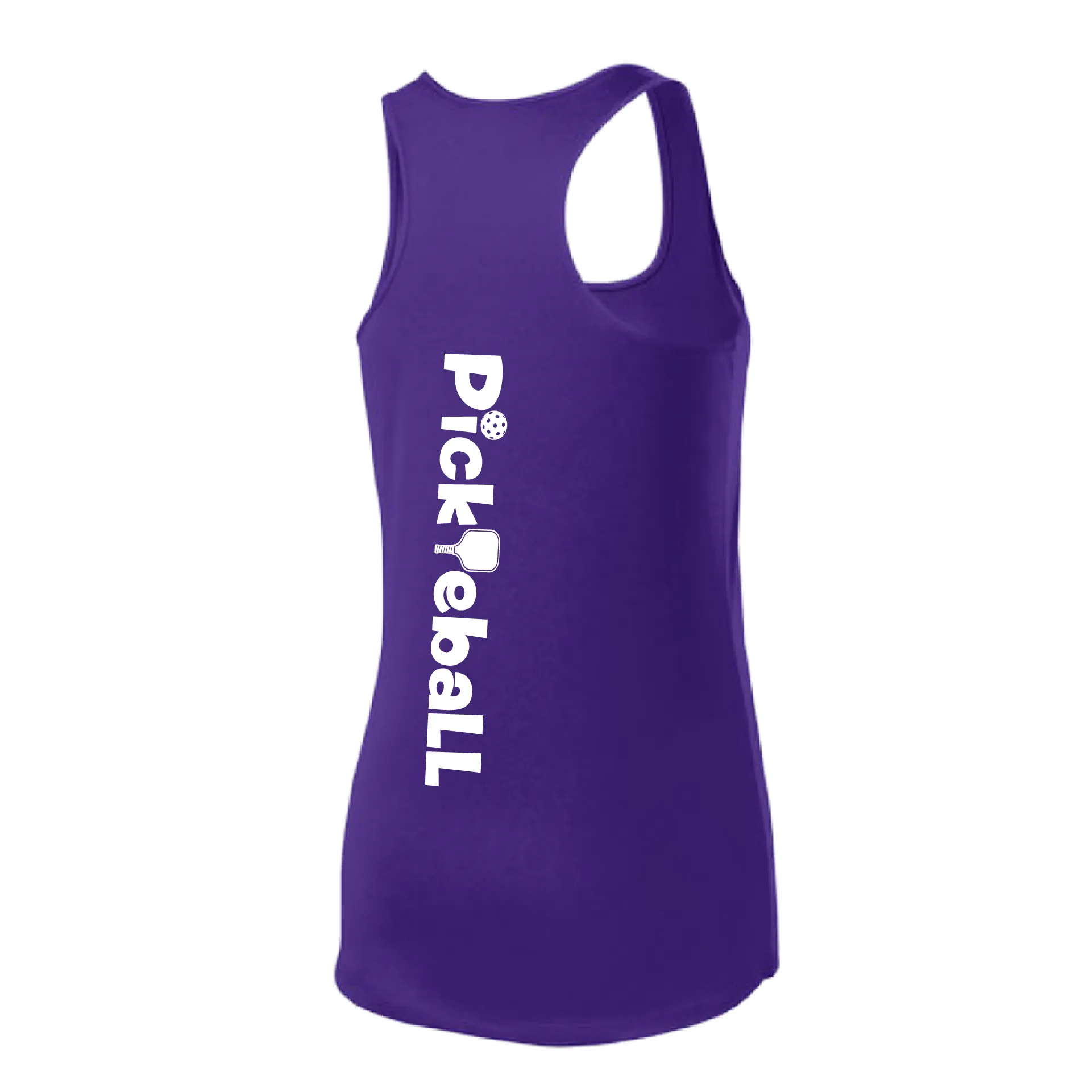 Pickleball Horizontal (Customizable) | Women’s Racerback Tank | 100% Polyester