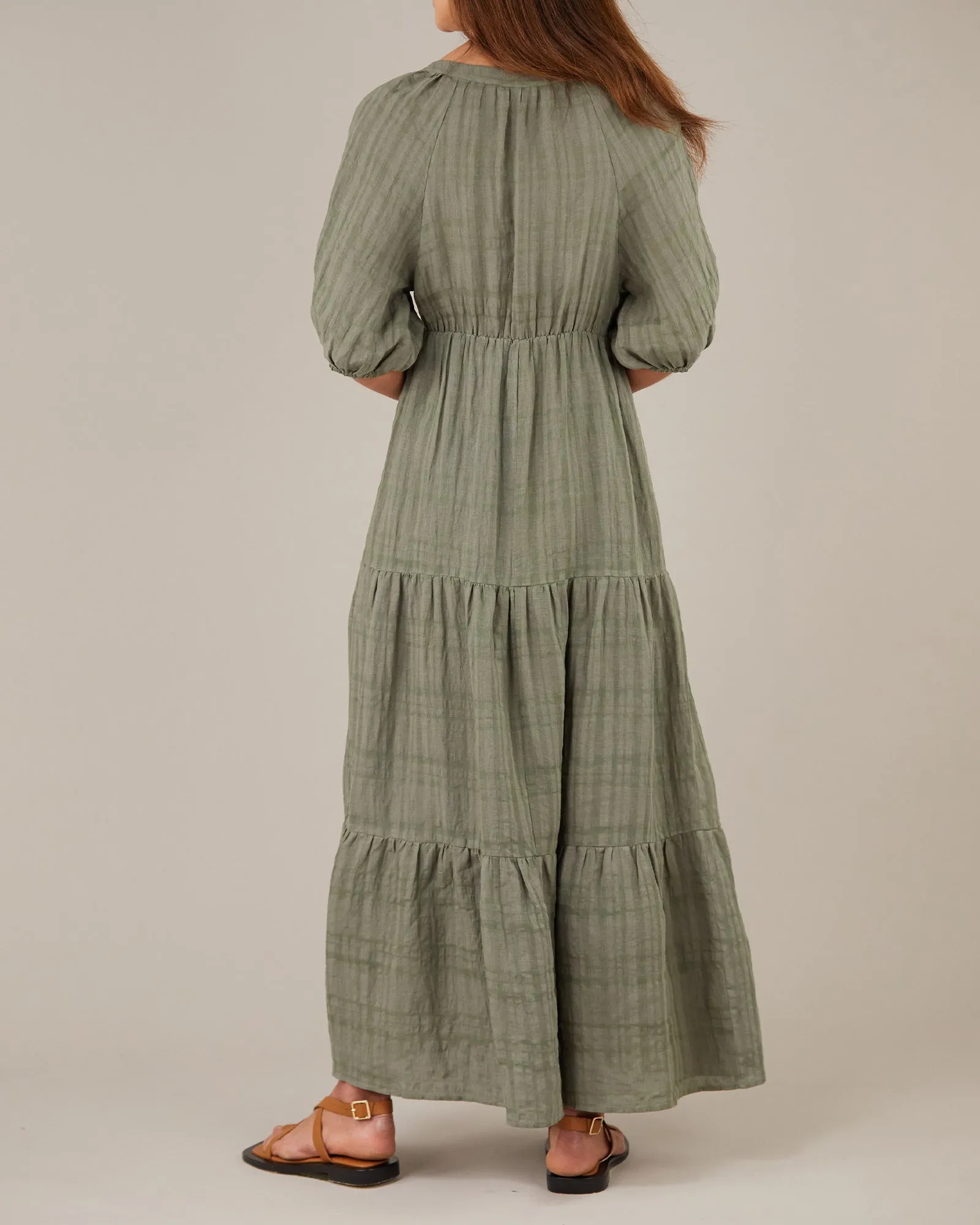 Pila Linen Maxi Dress