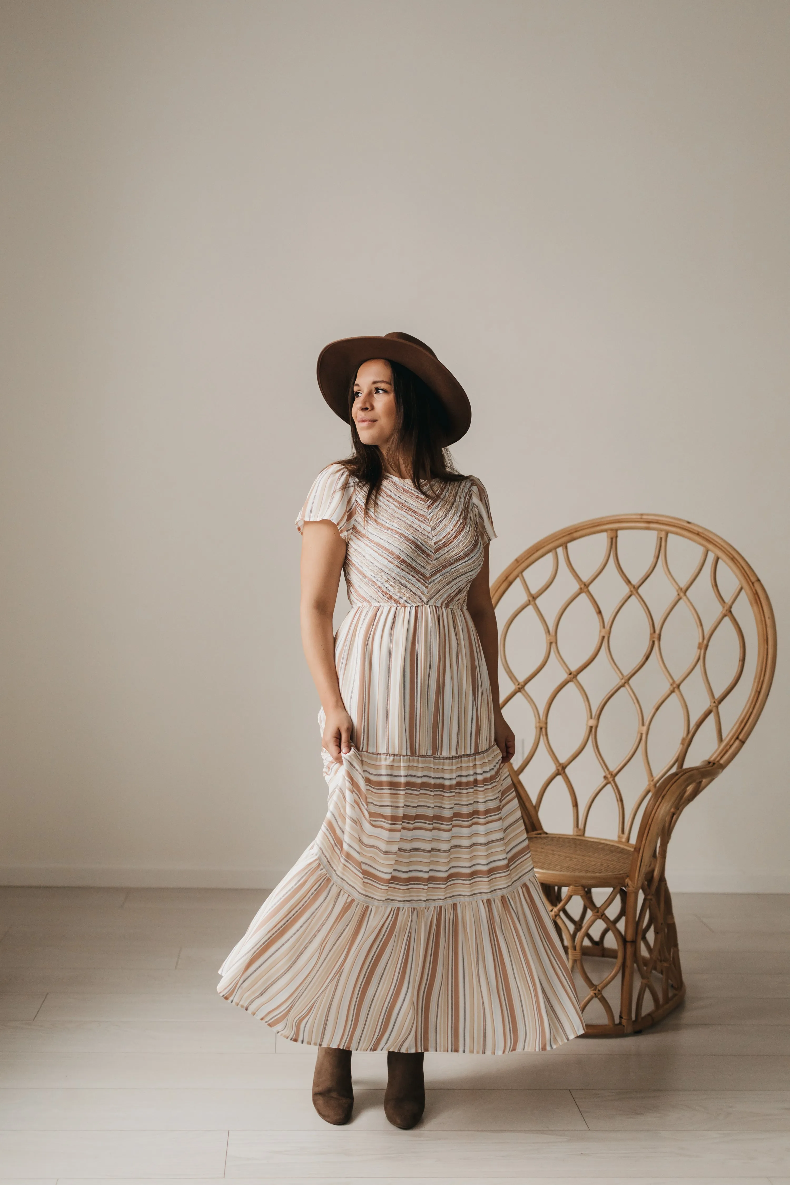 Piper Striped Maxi Dress