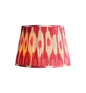 Pooky Pink Ikat Silk Lampshade