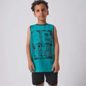 "Be Yourself" Sleeveless Pajama