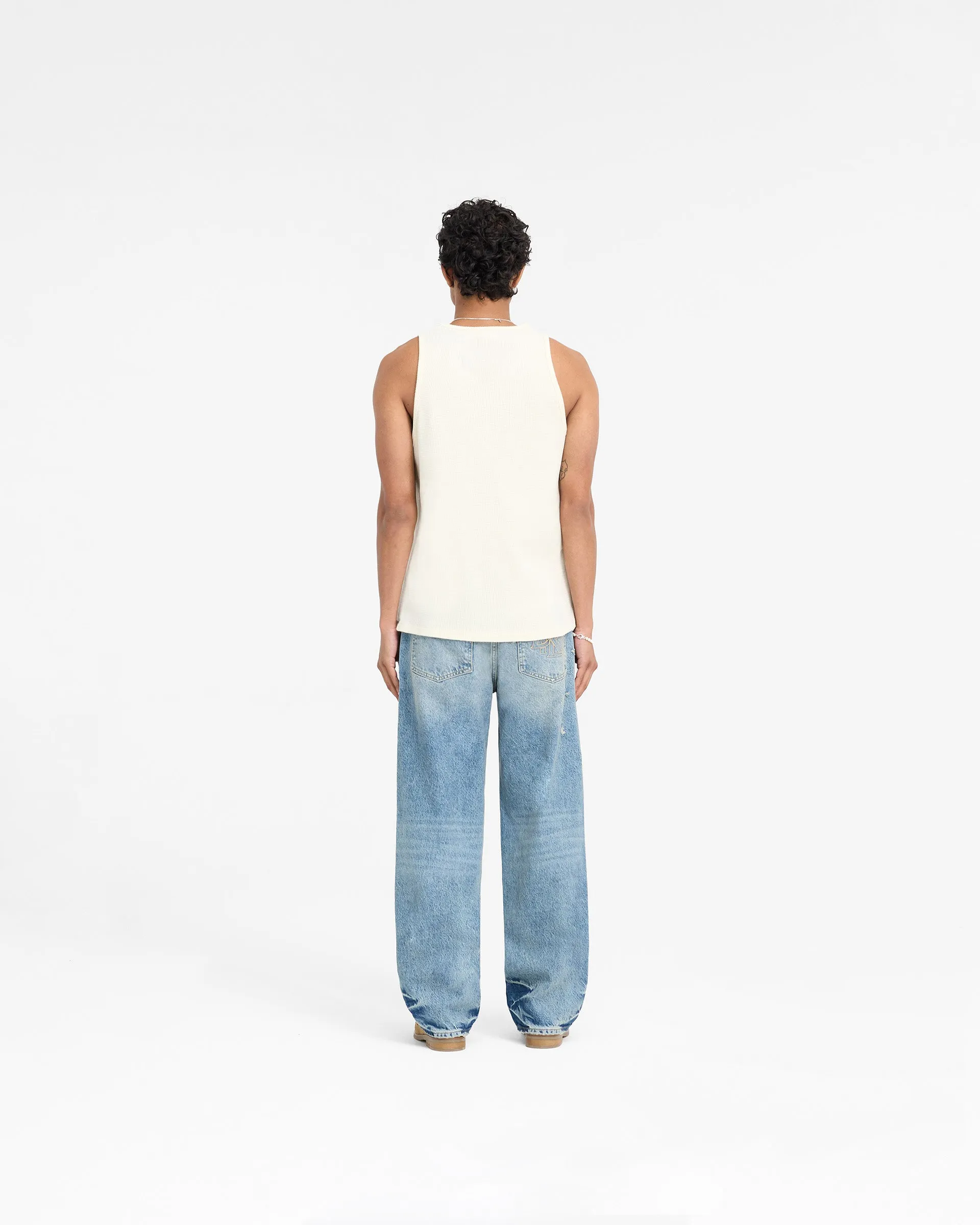 Represent X Duke   Dexter Baggy Denim - Mechanic Blue