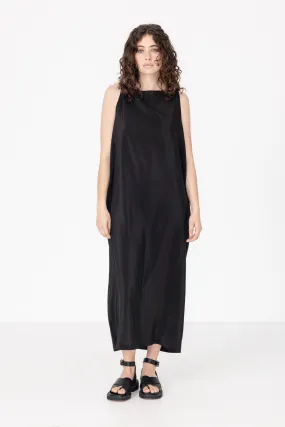 Shift Dress | Black Silk