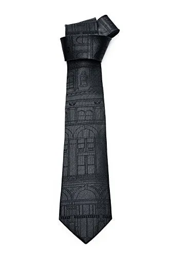 Silk Necktie Building Line Art