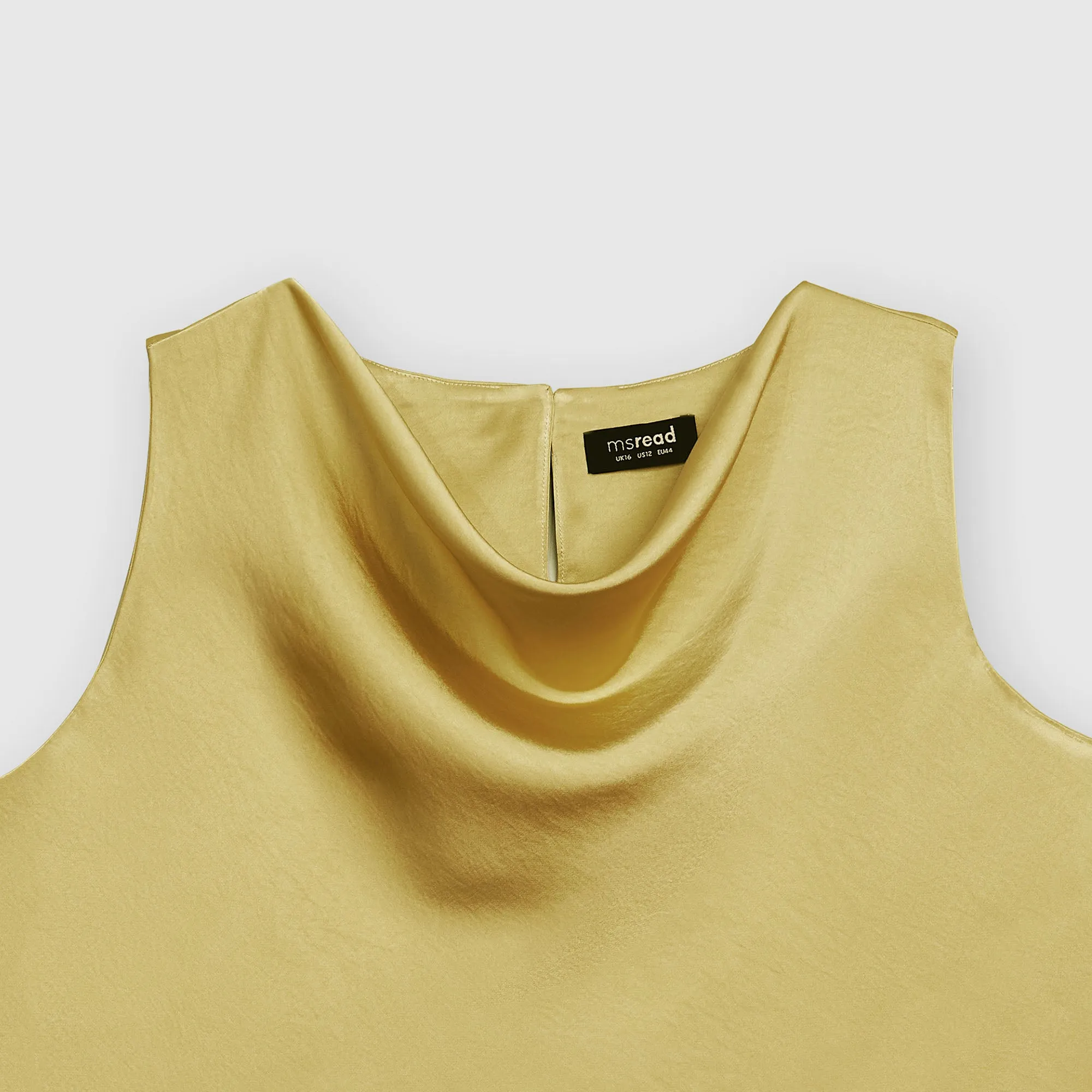 Sleeveless Cowl Neck Top