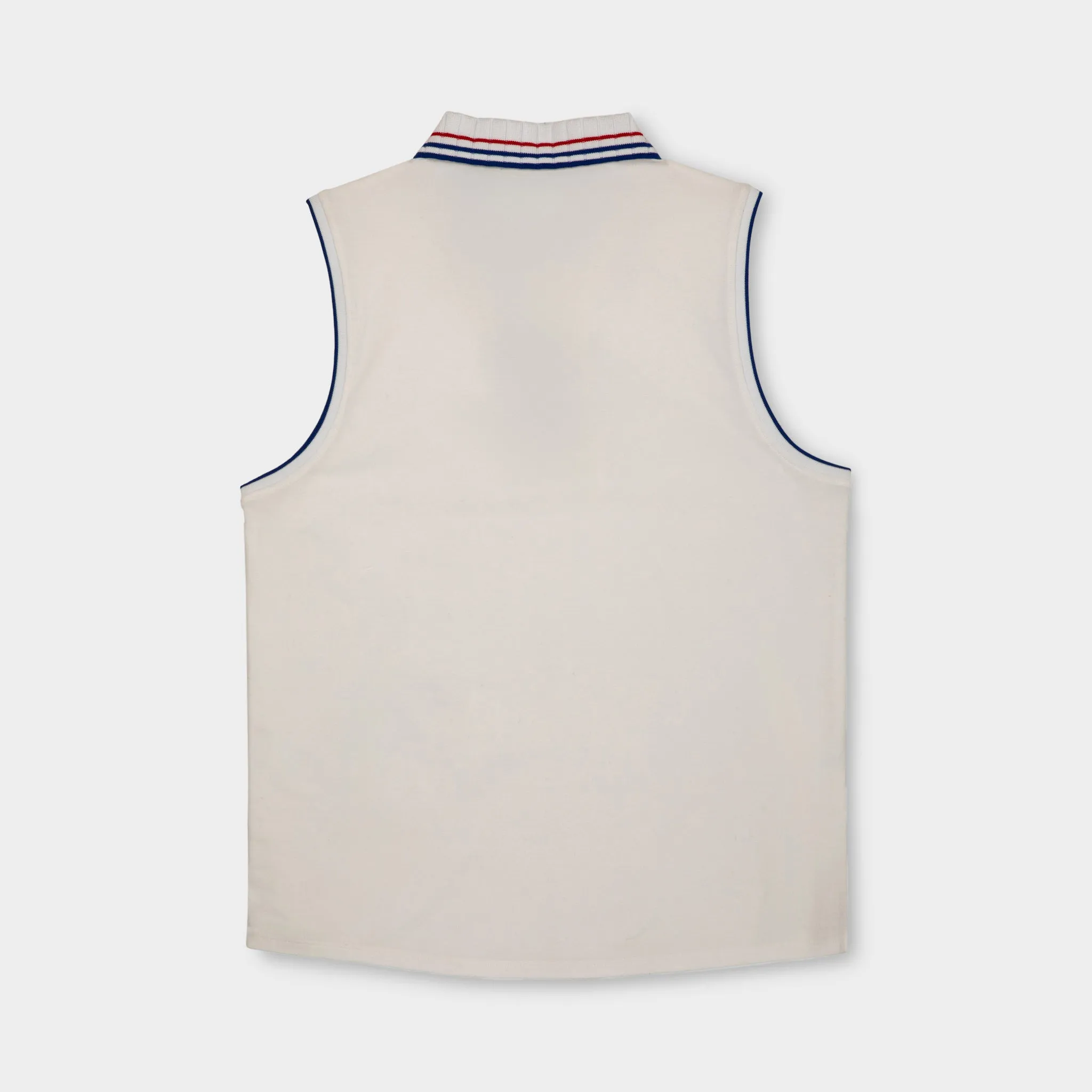 Sleeveless Pique Polo