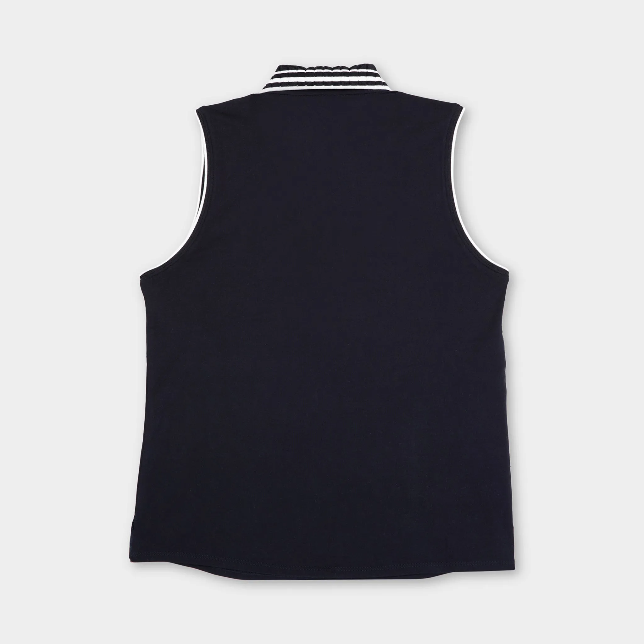 Sleeveless Pique Polo