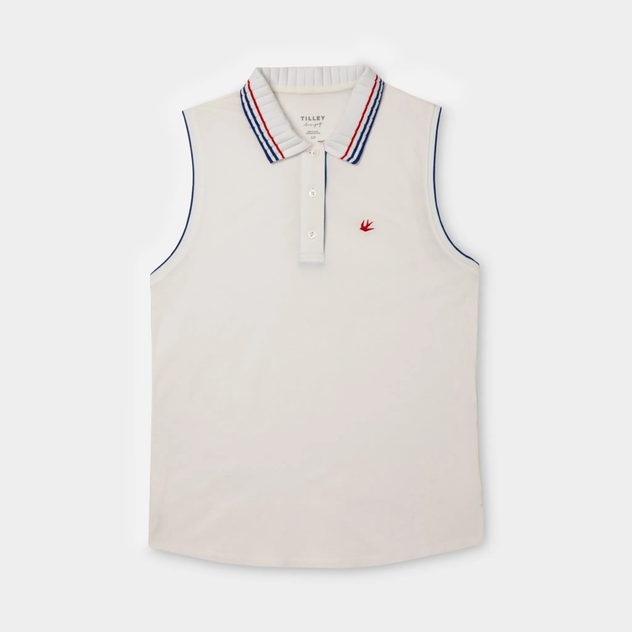 Sleeveless Pique Polo