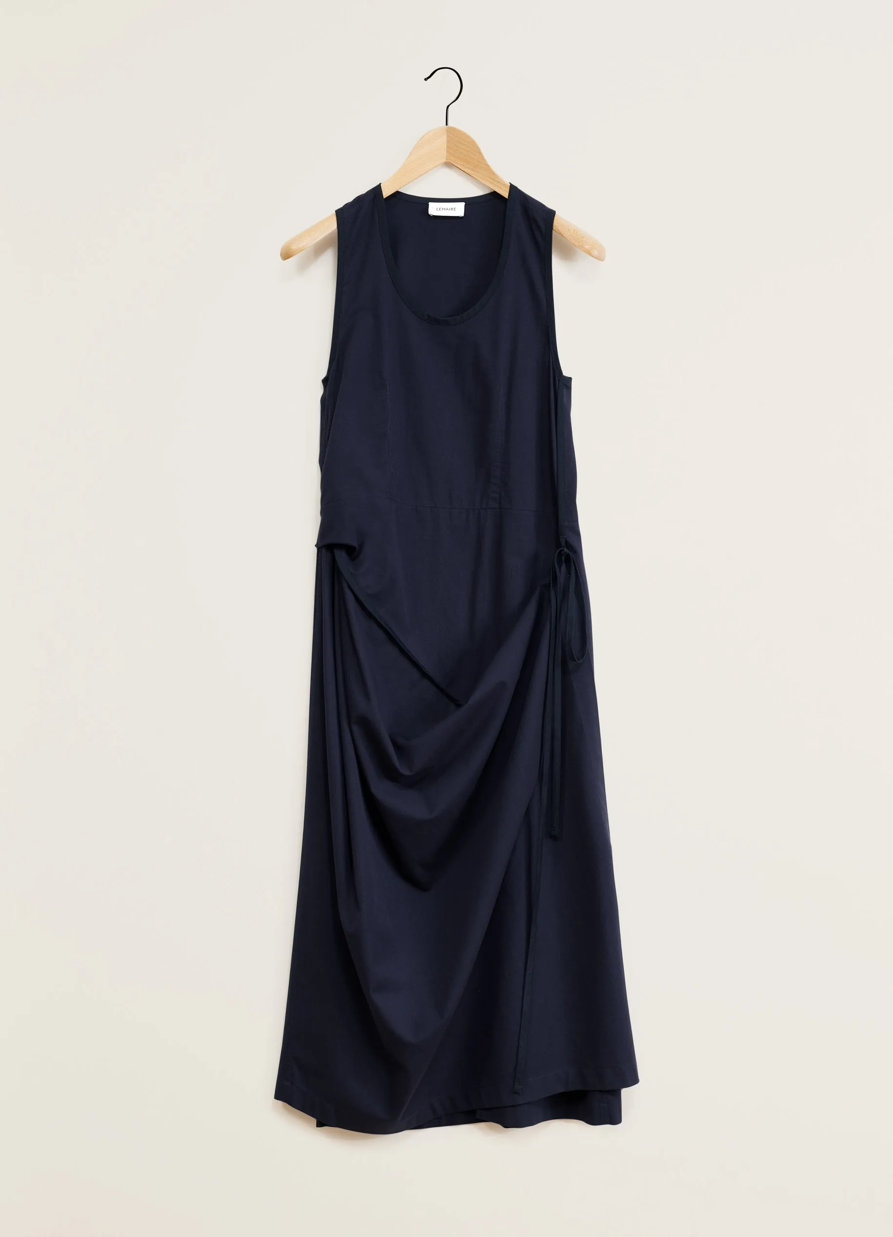 SLEEVELESS WRAP DRESS