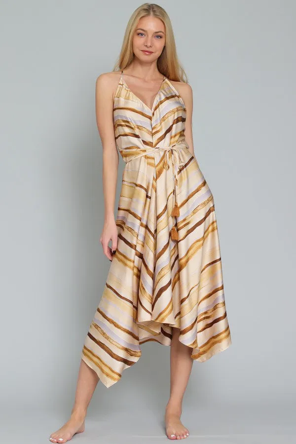 Striped Handkerchief Dress