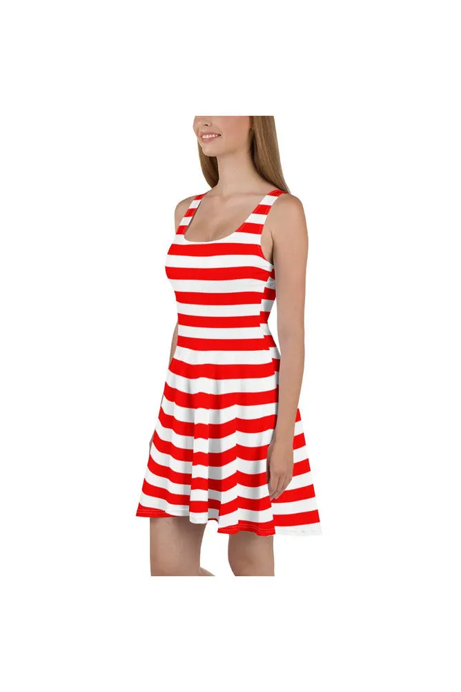 Striped Skater Dress