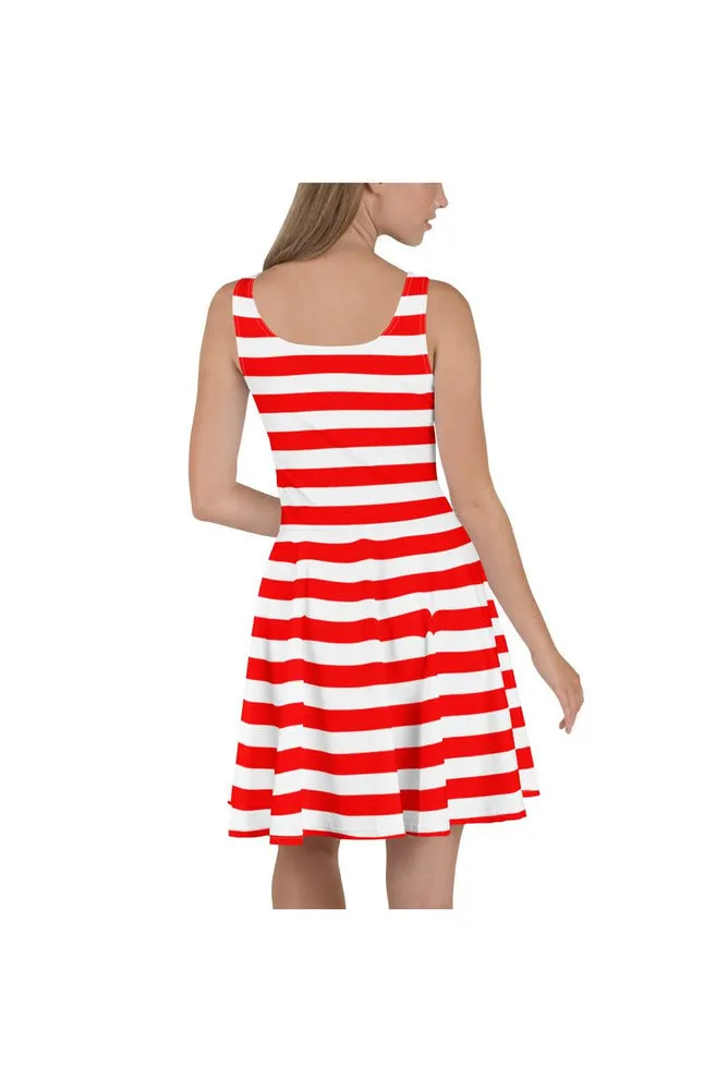 Striped Skater Dress