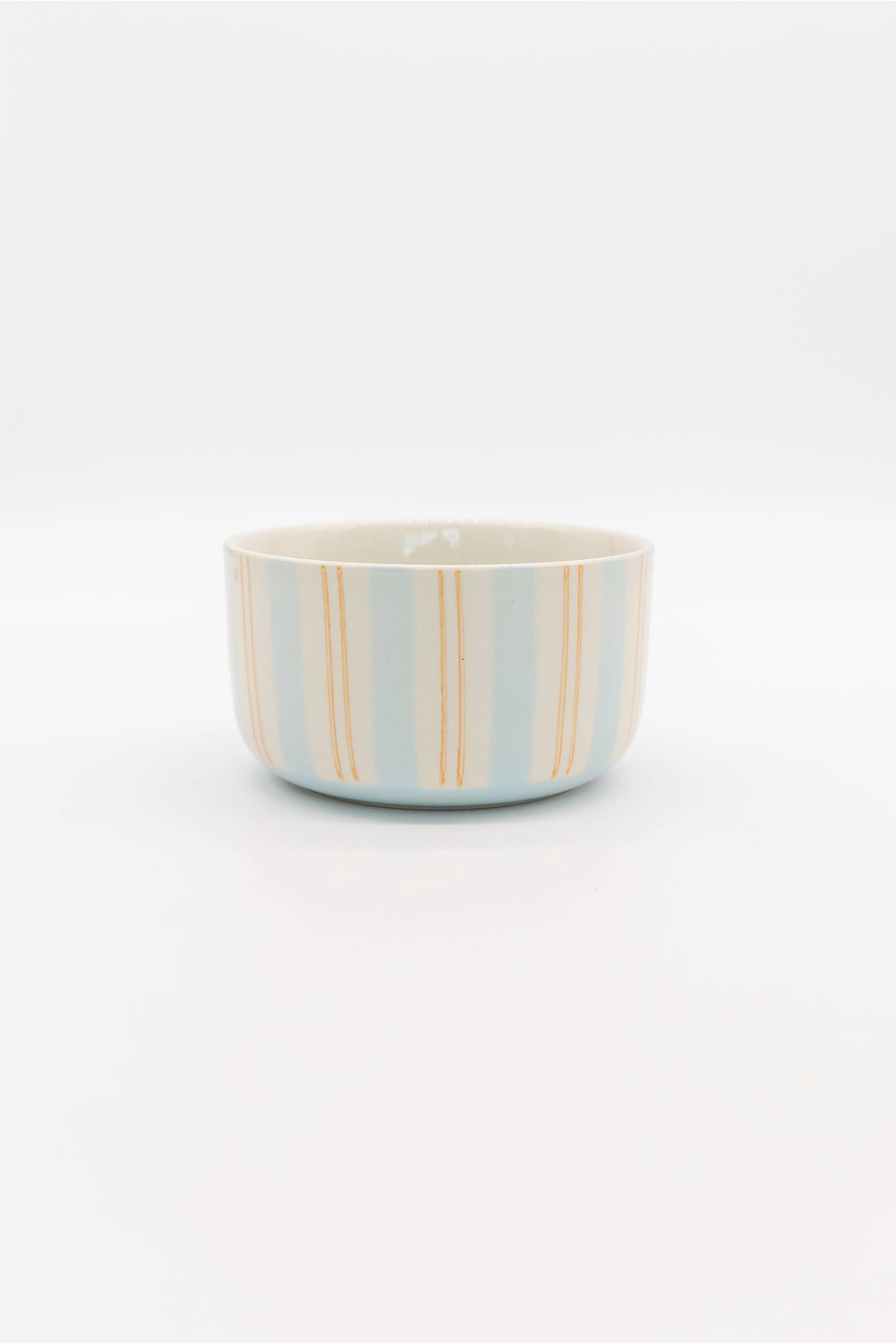 Striped Stoneware Bowl