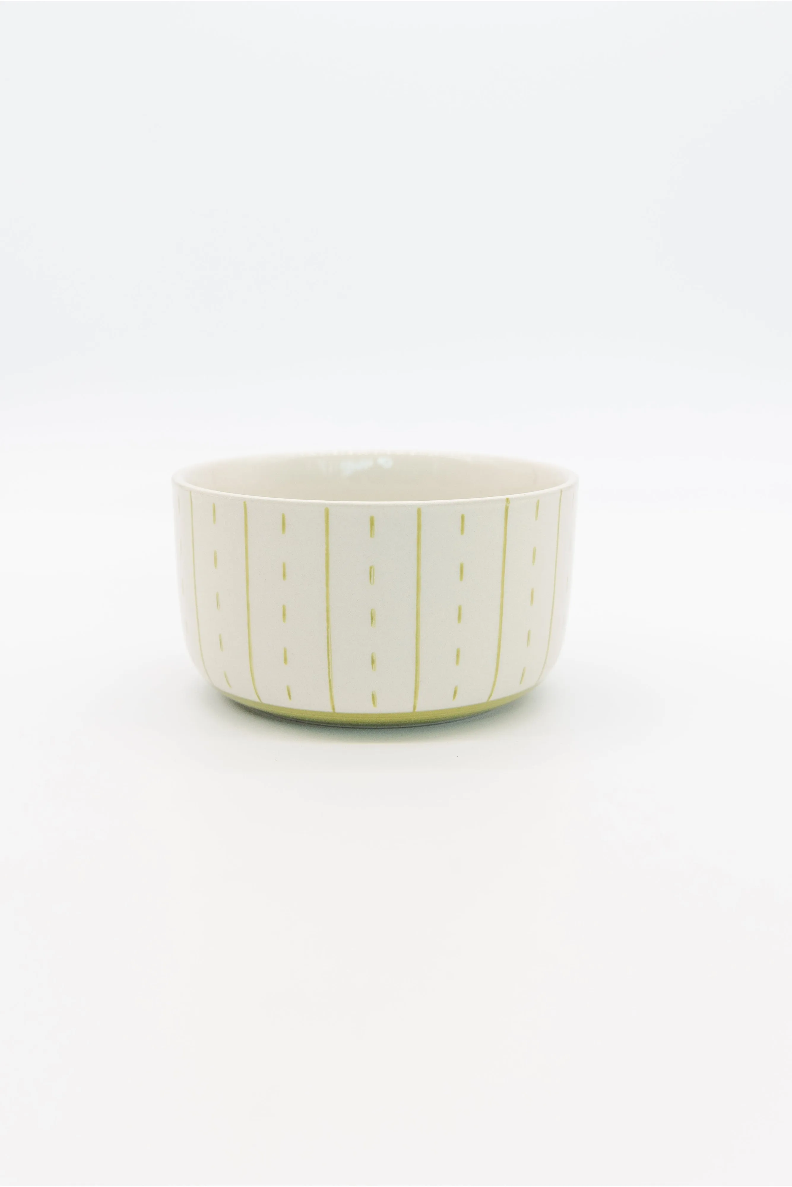 Striped Stoneware Bowl