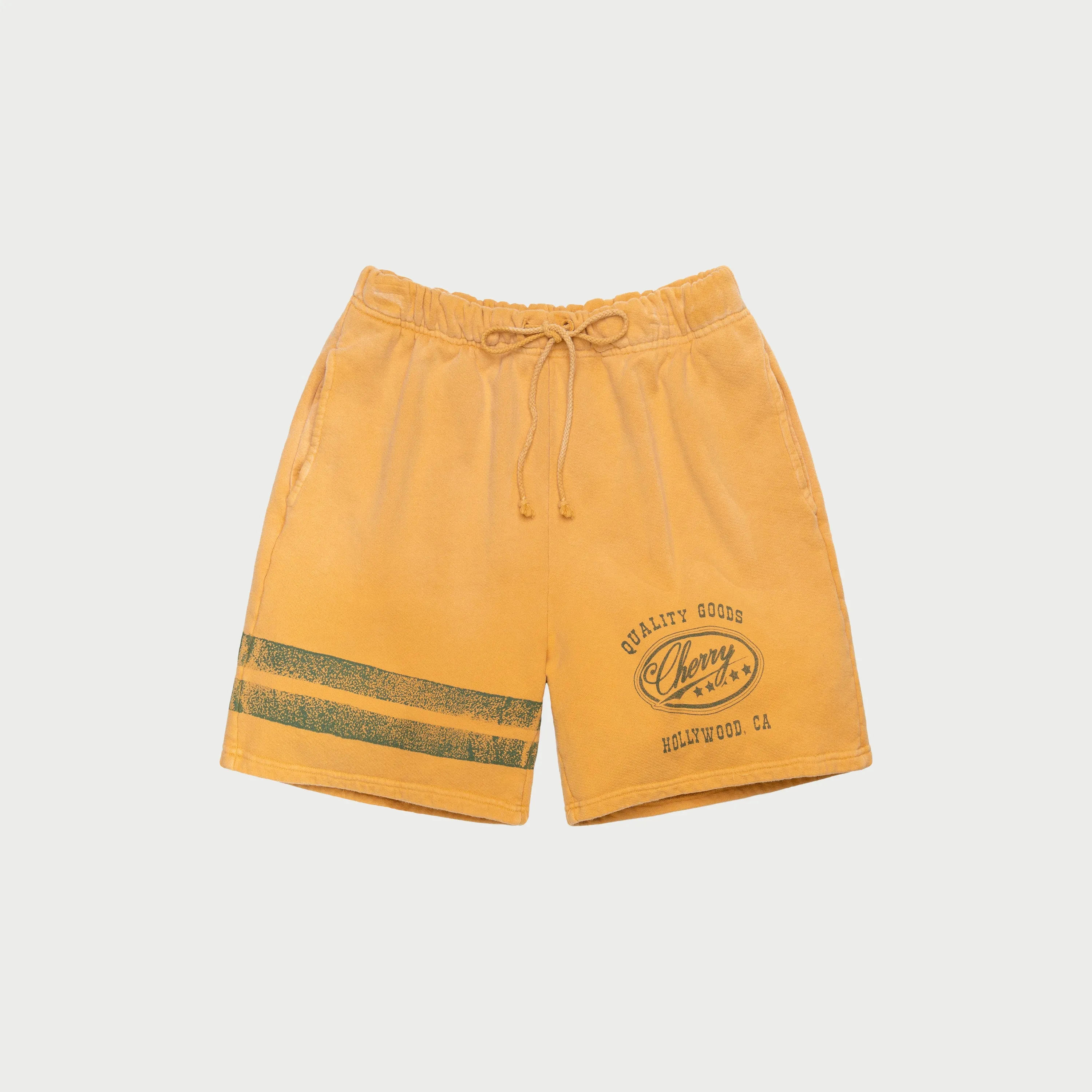 Striped Sweatshorts (Golden)