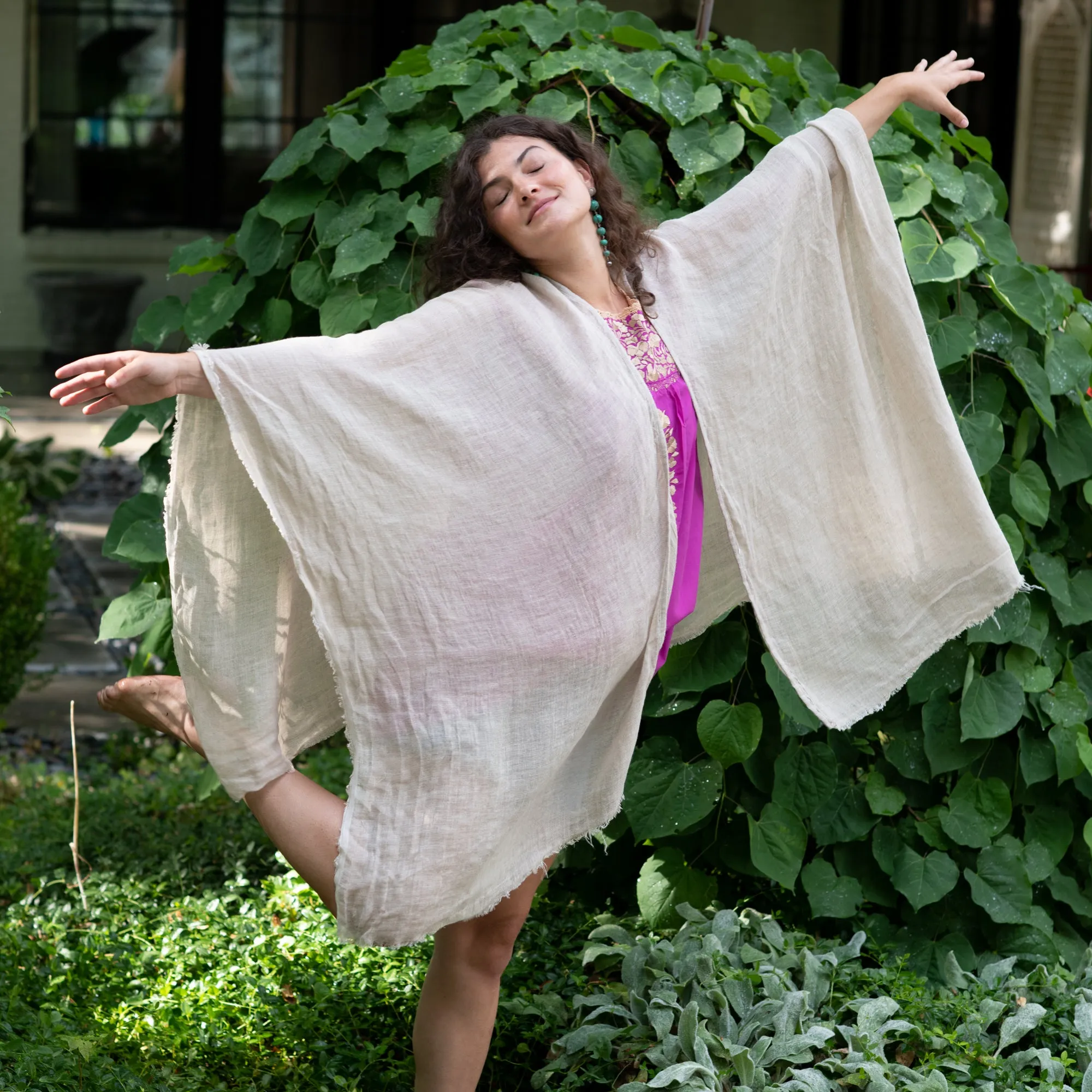 SY Linen Shawl