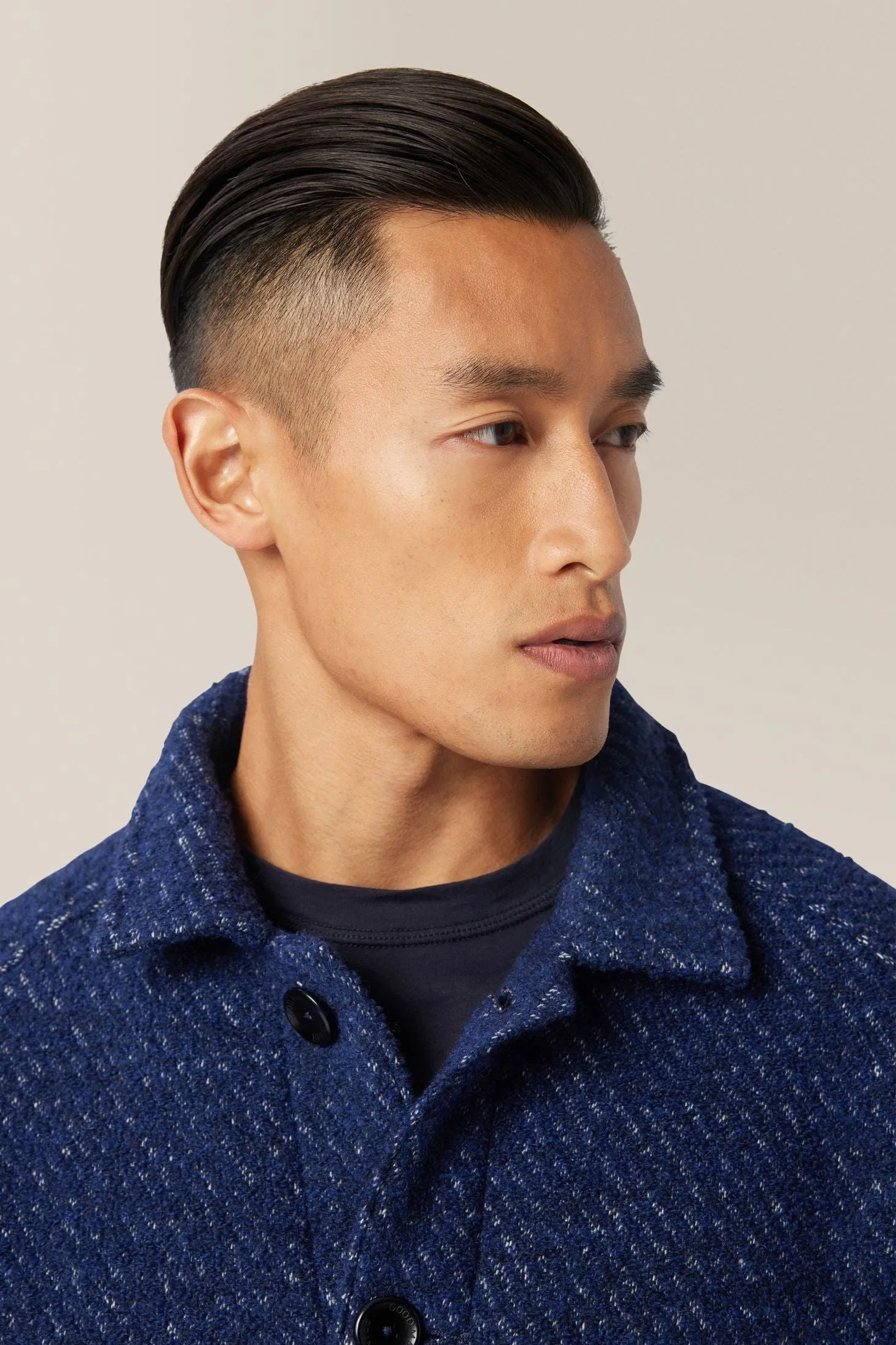 Textured Shirt Jacket | Recycled Polyester