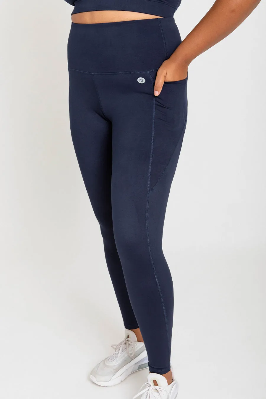 Training Pocket Full Length Tight - Navy