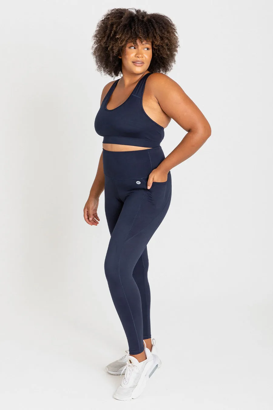 Training Pocket Full Length Tight - Navy