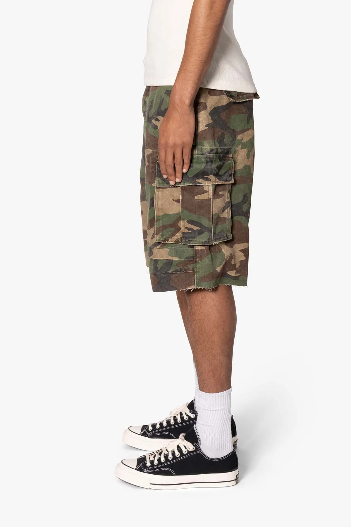 Ultra Baggy Cargo Shorts - Camo