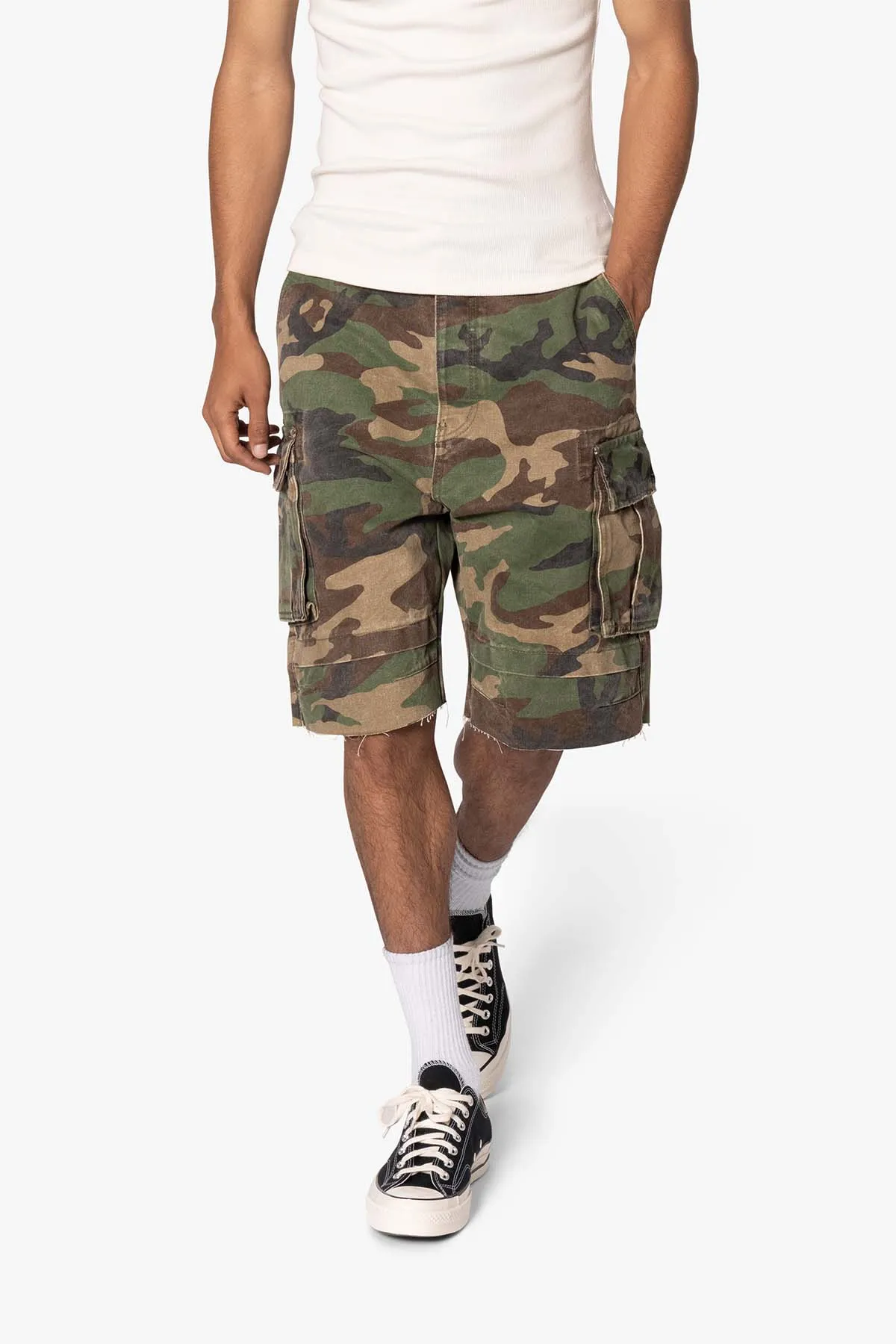 Ultra Baggy Cargo Shorts - Camo