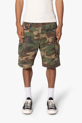 Ultra Baggy Cargo Shorts - Camo