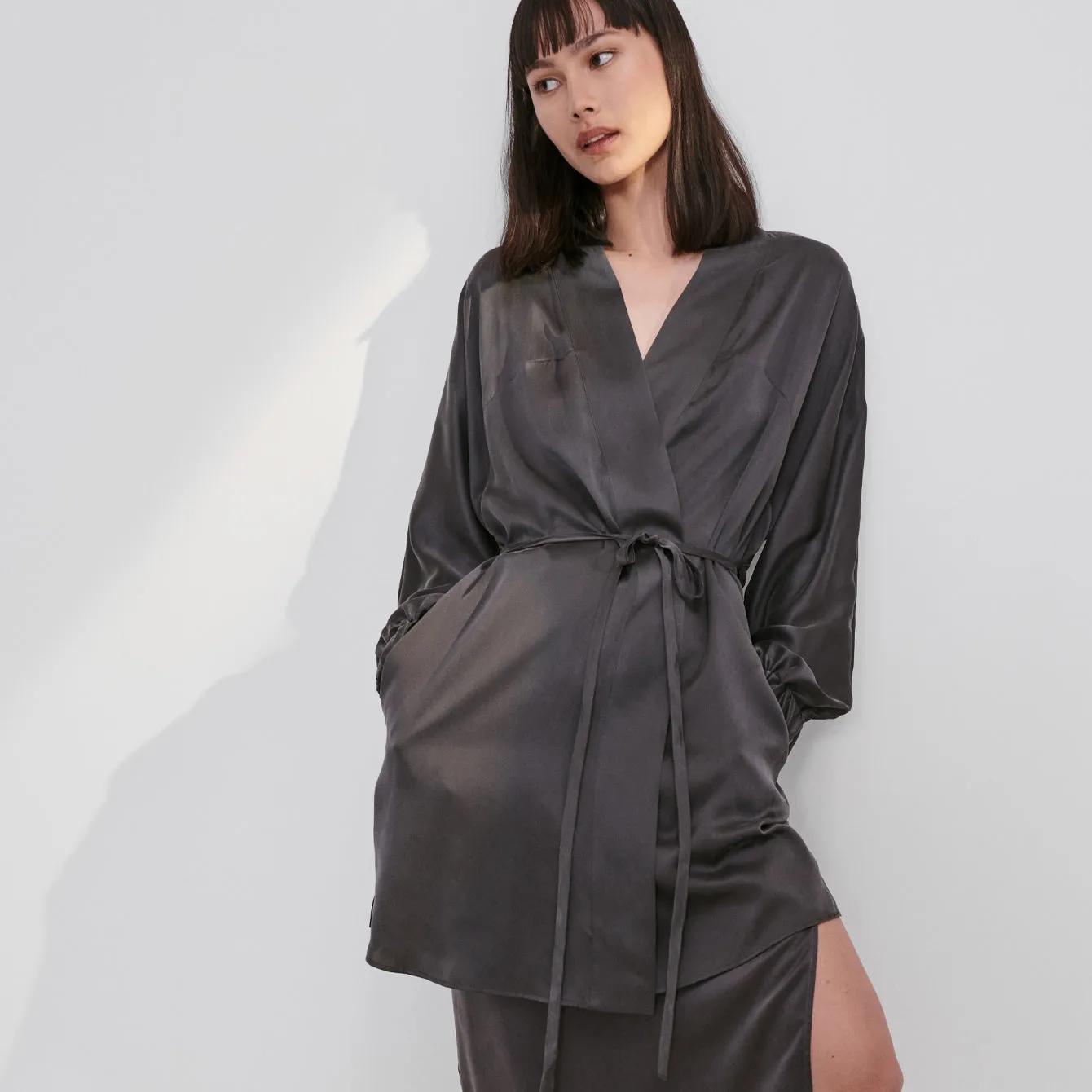 Washable Silk Robe