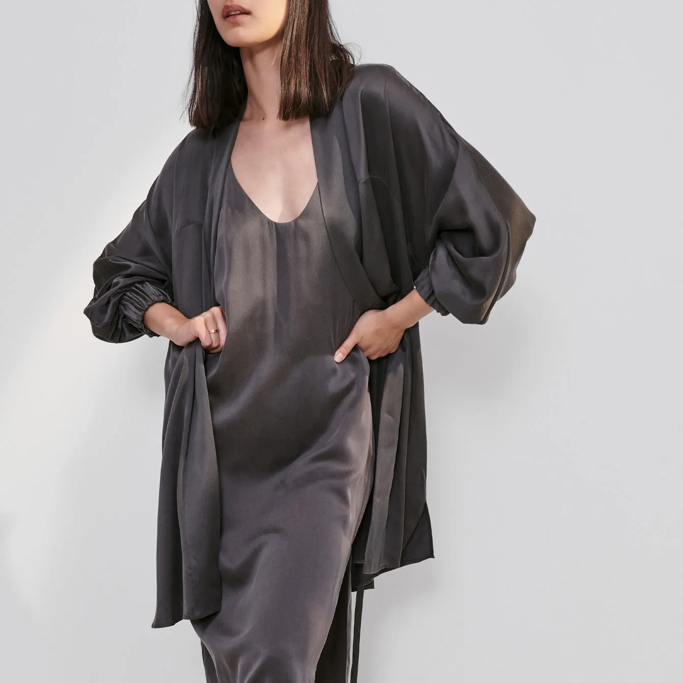 Washable Silk Robe