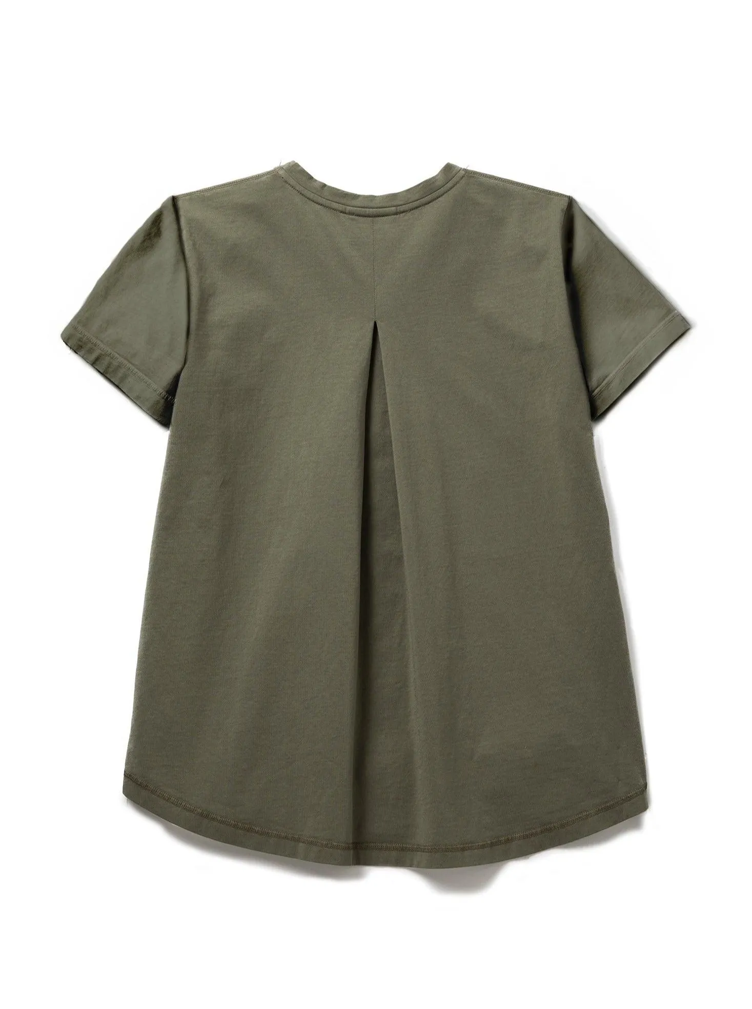 Women's Small Logo tailored T-shirt - Olive