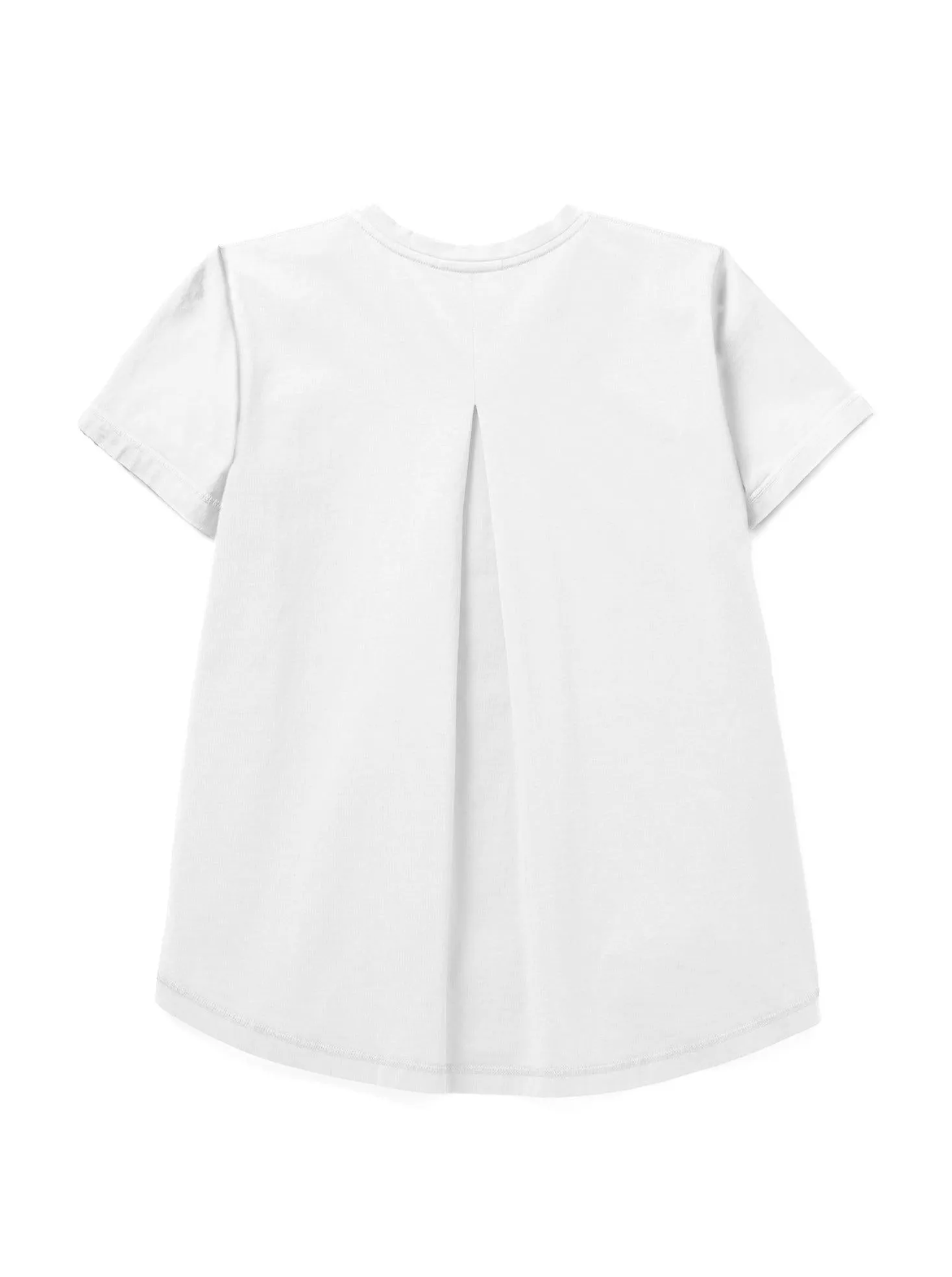 Women's Small Logo tailored T-shirt - White