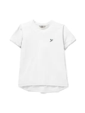 Women's Small Logo tailored T-shirt - White